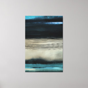 Moderne Abstrakte Seascape Moderne Küstenkunst Leinwanddruck