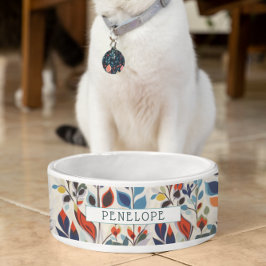 Moderne Abstrakte skandinavische Flora | Monogramm Napf