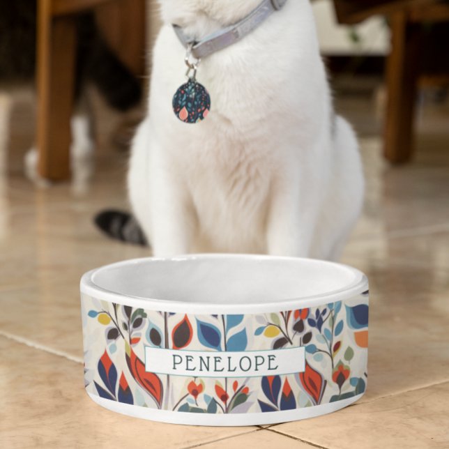 Moderne Abstrakte skandinavische Flora | Monogramm Napf (Von Creator hochgeladen)