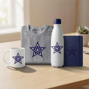 Moderne abstrakte Sterneneinheit Tasse