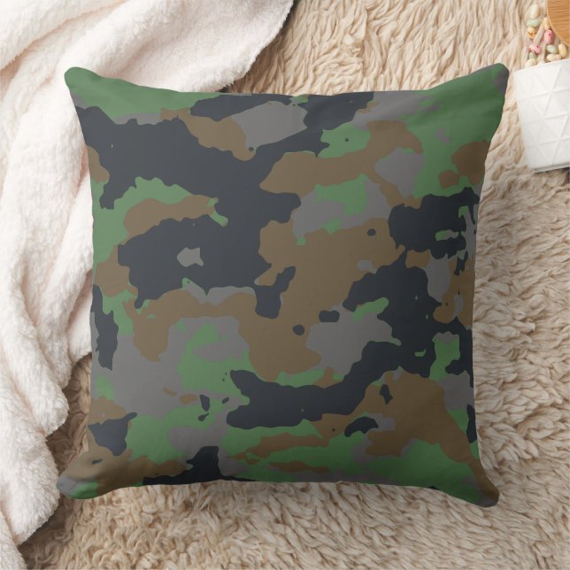 Moderne abstrakte Texturdesign Kissen (Decke)