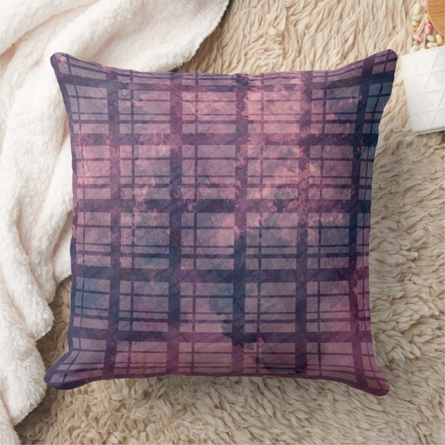 Moderne abstrakte Texturdesign Kissen (Decke)