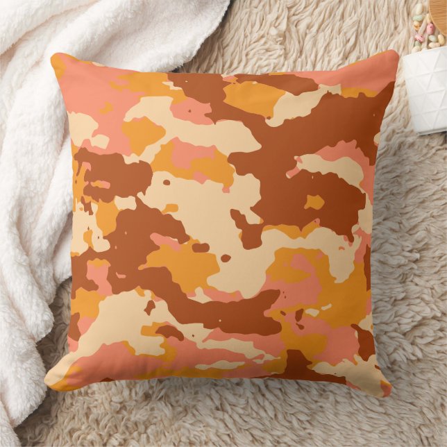 Moderne abstrakte Texturdesign Kissen (Decke)