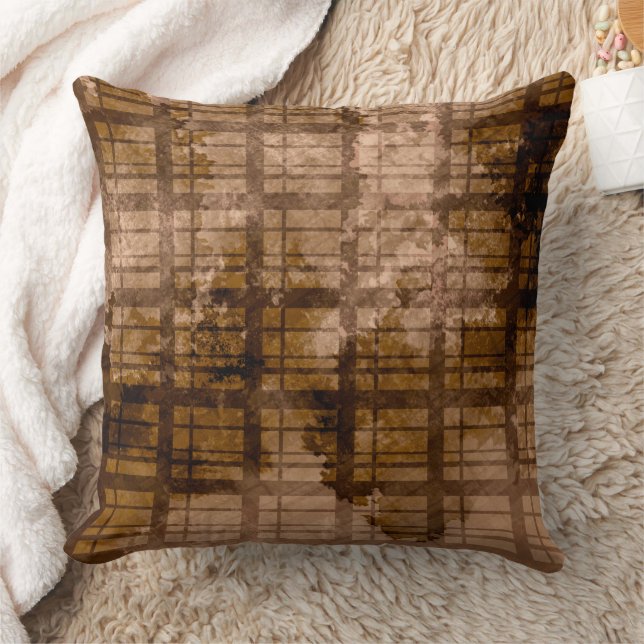 Moderne abstrakte Texturdesign Kissen (Decke)