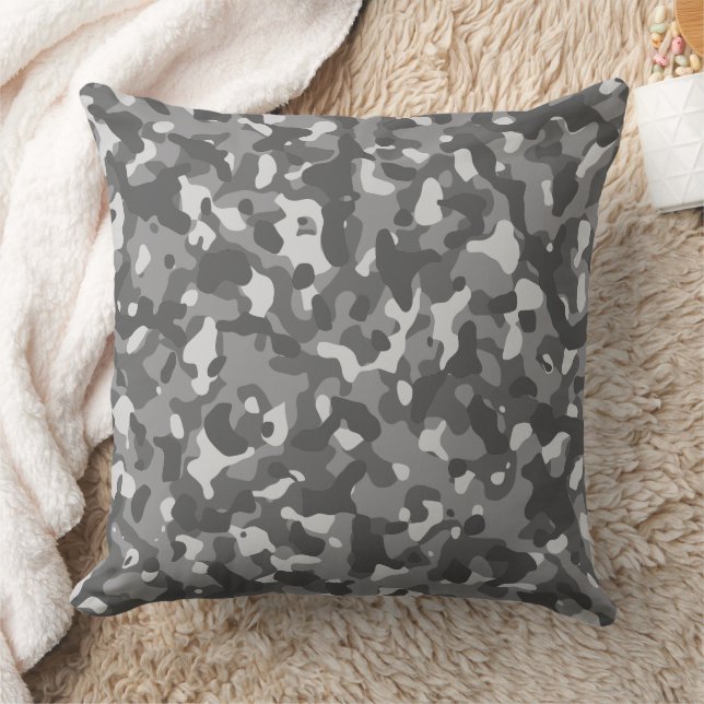 Moderne abstrakte Texturdesign Kissen (Decke)
