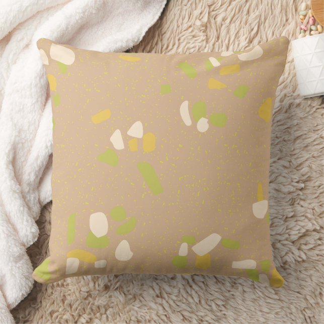 Moderne abstrakte Texturdesign Kissen (Decke)