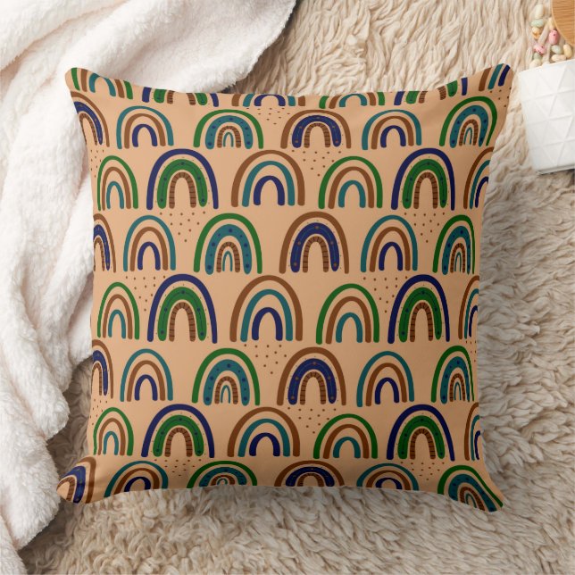Moderne abstrakte Texturdesign Kissen (Decke)