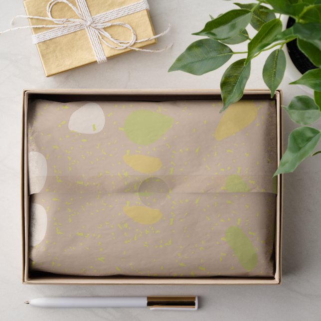 Moderne abstrakte Texturdesign Seidenpapier (Geschenk)