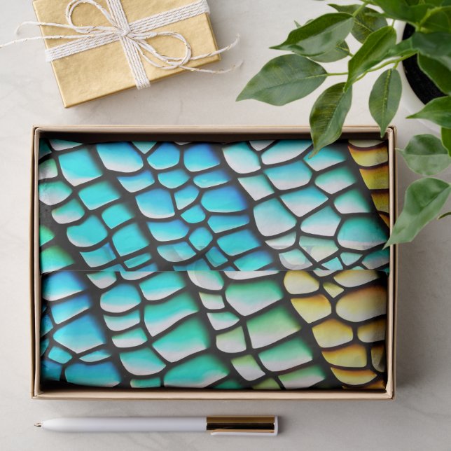 Moderne abstrakte Texturdesign Seidenpapier (Geschenk)