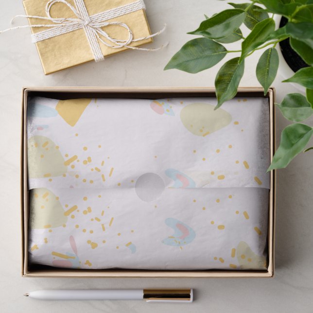 Moderne abstrakte Texturdesign Seidenpapier (Geschenk)