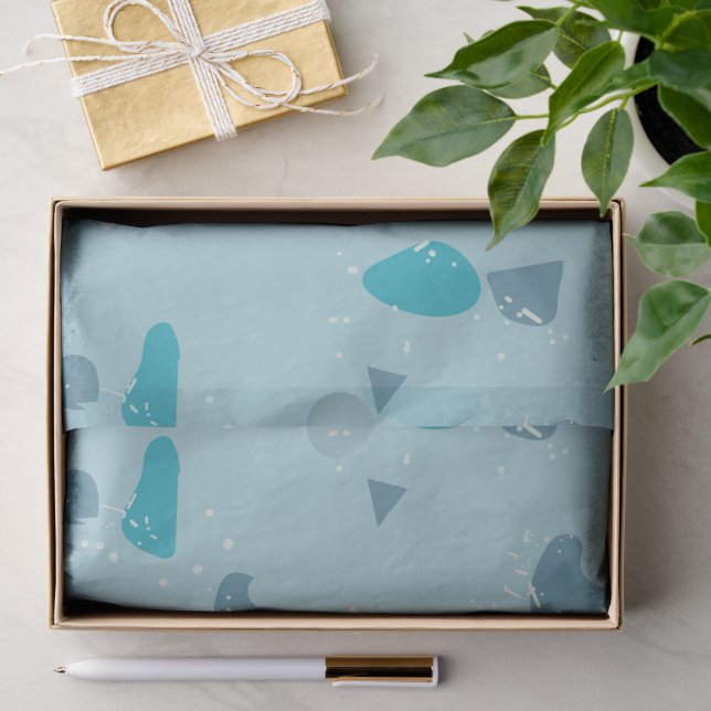 Moderne abstrakte Texturdesign Seidenpapier (Geschenk)