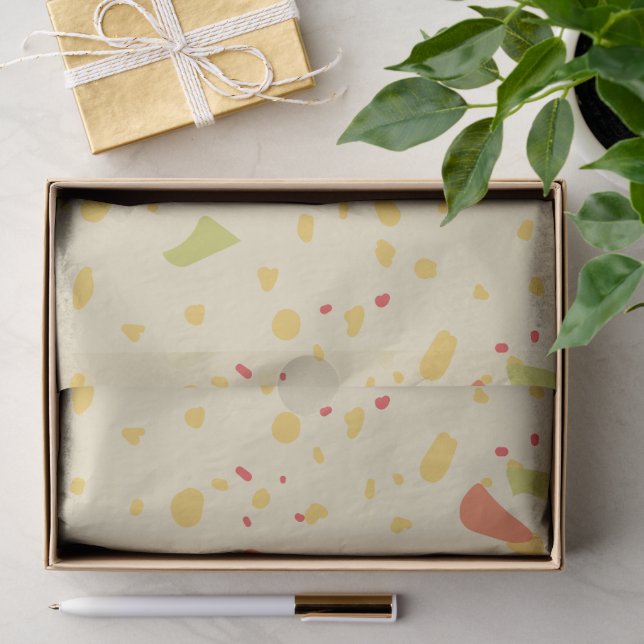 Moderne abstrakte Texturdesign Seidenpapier (Geschenk)