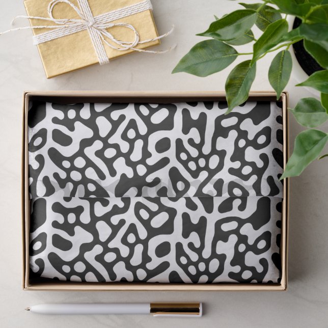 Moderne abstrakte Texturdesign Seidenpapier (Geschenk)