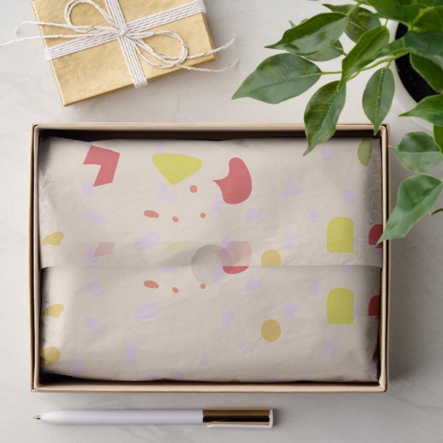 Moderne abstrakte Texturdesign Seidenpapier (Geschenk)