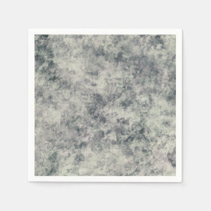 Moderne abstrakte texturierte graue Lavendel-Sage- Serviette