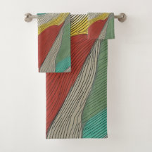 Moderne, abstrakte und dynamische Farblinien