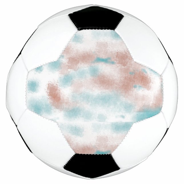 Moderne Abstrakte Wolken Fußball (Vorderseite)