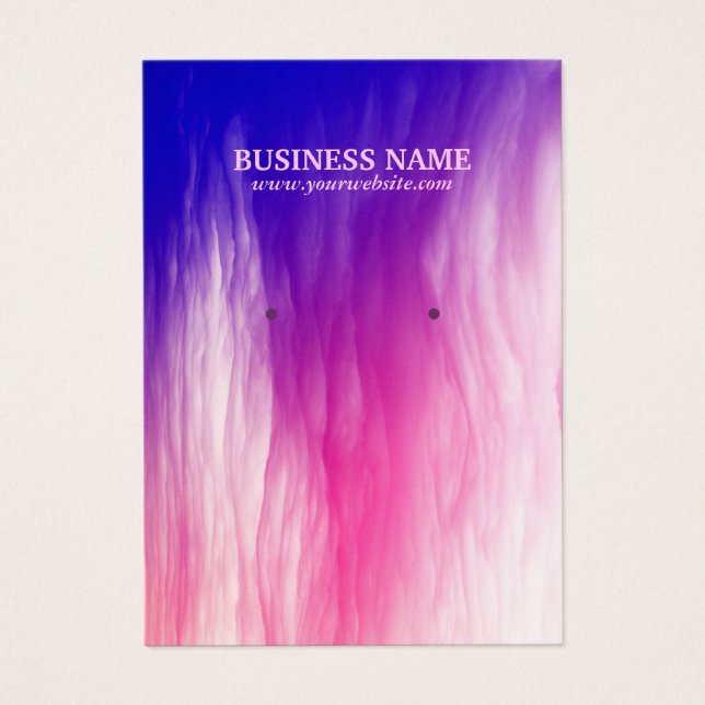 Moderne Abstrakte Wolken verdienen Display Cards (Vorderseite)