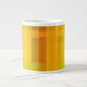 Moderne Abstraktion Farbige Zitrusfarben Jumbo-Tasse