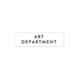 moderne Abteilung für minimalistische Inventur Permastempel