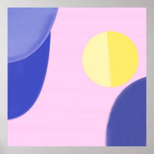 moderne Acrylfarben abstrakte Kunst Poster