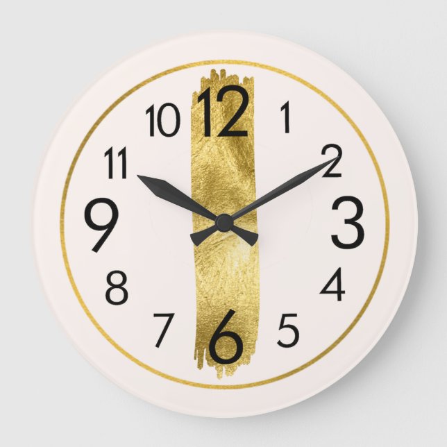 Moderne Acrylmauer-Uhr Große Wanduhr (Vorderseite)