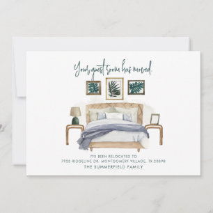 Moderne Adressenänderung Ankündigung