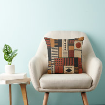 Moderne afrikanische Mudcloth-Sherpa-Decke Deko