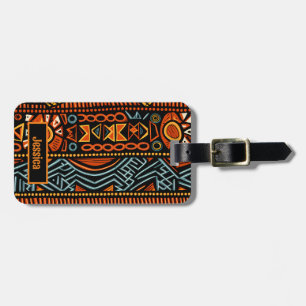 Moderne afrikanische Printmedien Gepäckanhänger