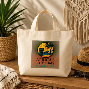 Moderne afrikanische Rhythmen Stammes-Trommel-Tanz Mini Stoffbeutel