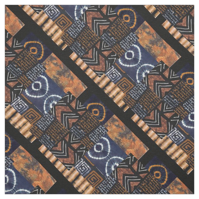 Moderne afrikanische Stammesdrucke Stoff (Muster)