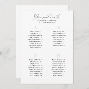 Moderne Alphabetische Hochzeitstorte