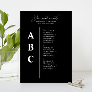 Moderne Alphabetische Hochzeitstorte