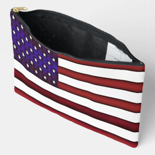 Moderne amerikanische Flagge Zubehörtasche