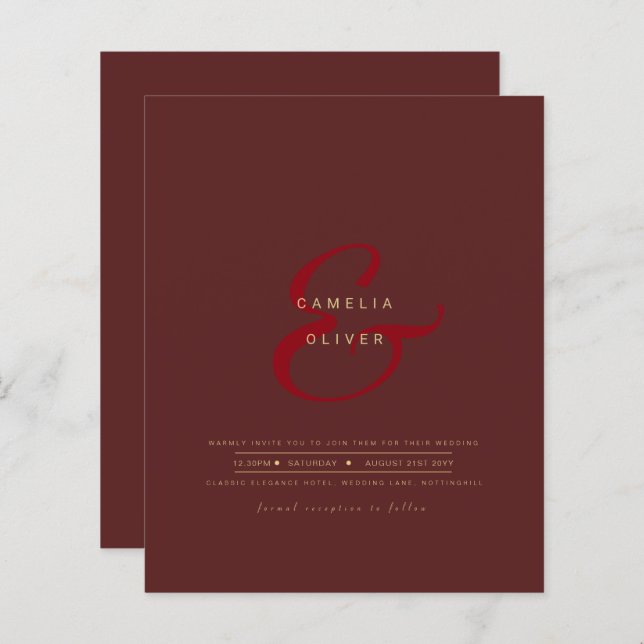 Moderne Ampere und Hochzeitsstipendium - QR-UAWG (Vorne/Hinten)