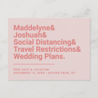 Moderne Ampere und rosa Hochzeitspause