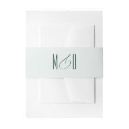 Moderne Ampersand-Elegante Monogramm Einladungsbanderole