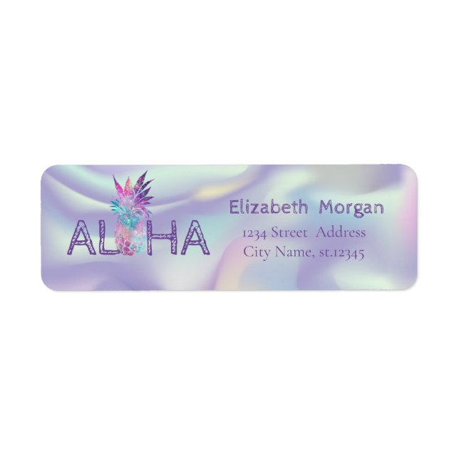 Moderne Ananas, Aloha, (Vorne)