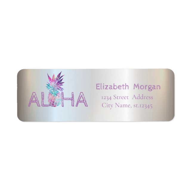Moderne Ananas, Aloha ‚Silber (Vorne)