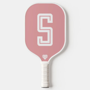 Moderne Anfangsbuchstabe-Rosa-Pickleball-Schläger Pickleball Schläger