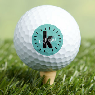 Moderne Anfangsmonogramme Golfball