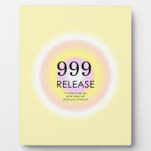 Moderne Angel Numerologie bedeutet 999 Fotoplatte