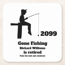 Moderne Angelrute sitzender Fischer