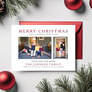 Moderne Ankündigung 2 Fotos Urlaubsstimmung Postkarte