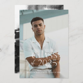 Moderne Ankündigung des Abschlusses "Einfaches Wei