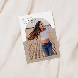 Moderne Ankündigung des einfachen Abschlusses