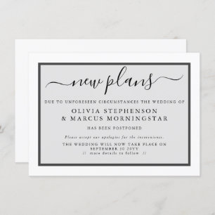 Moderne Ankündigung verspäteter Veranstaltungen -