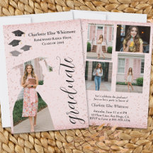 Moderne Ankündigung von Abschluss einladen | Grad