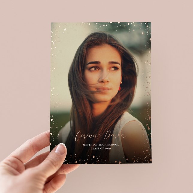 Moderne Ankündigung von Glitz Abschluss Foto (Von Creator hochgeladen)