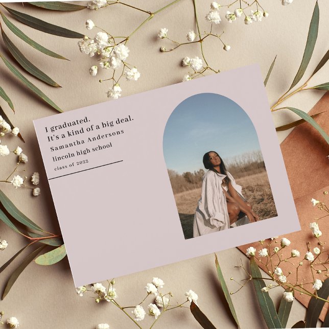 Moderne Ankündigungen des Minimal Foto Arch Gradua (Von Creator hochgeladen)